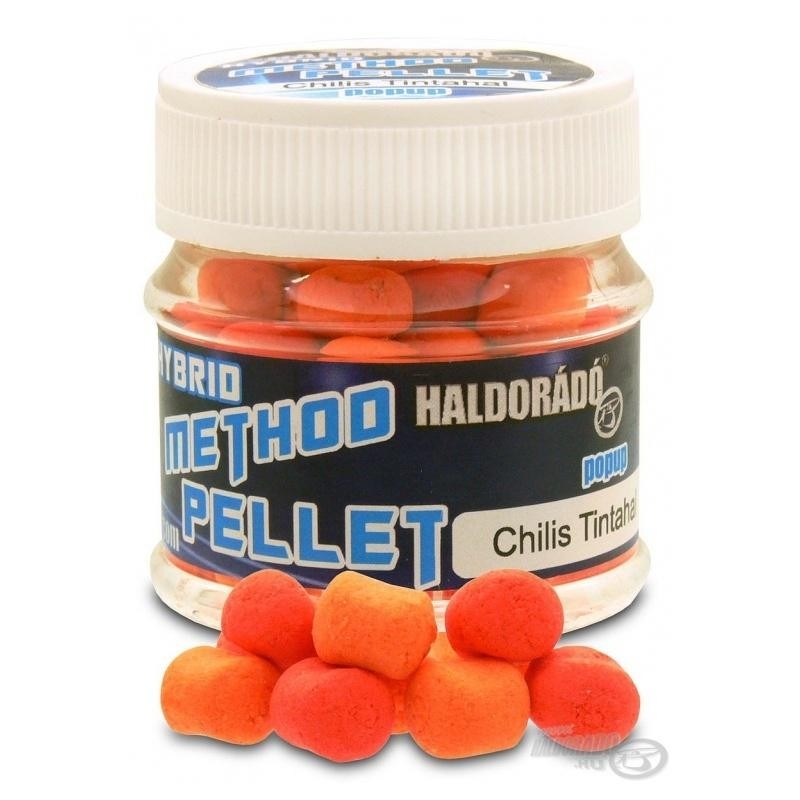 Haldorado - Pelete flotant Hybrid Method Pellet - Chili  Squid
