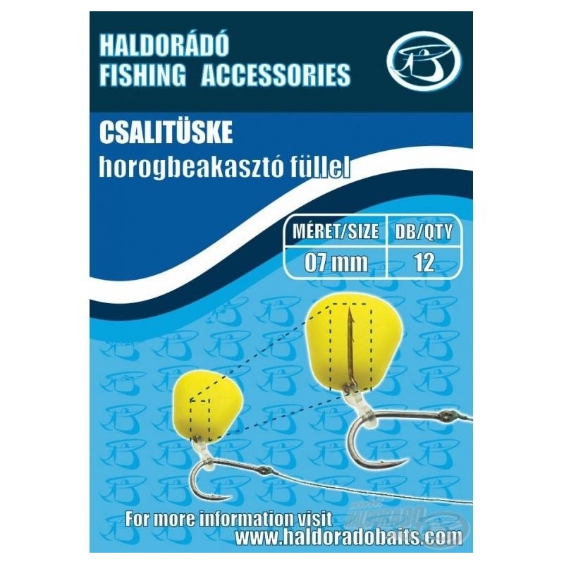 Haldorado - Tepuse momeala cu inel de silicon  7 mm 12buc/plic