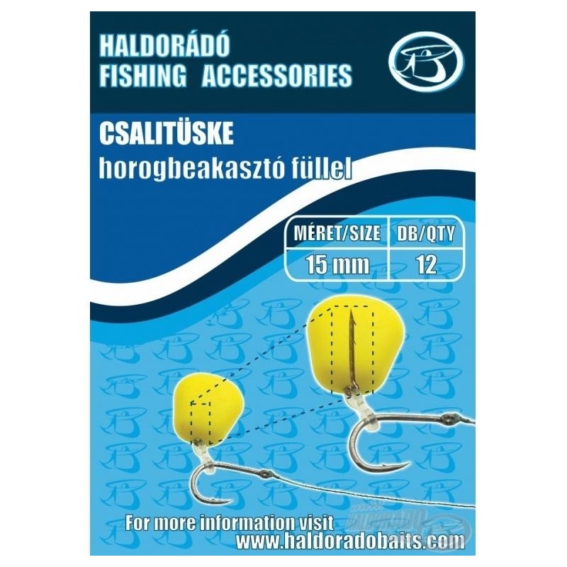 Haldorado - Tepuse momeala cu inel de silicon 15 mm 12 buc/plic