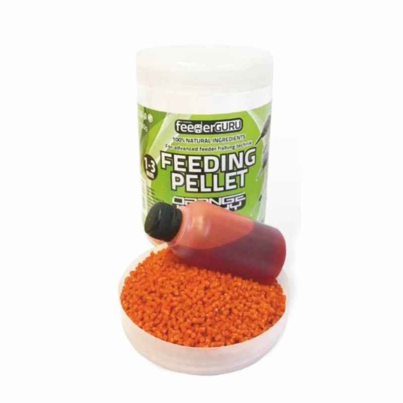 Timar - Micro pelete Feeding Pellet Orange Lucky (500g) + Aroma (100ml)