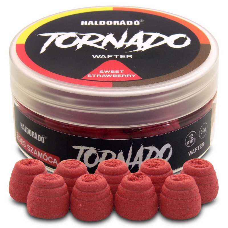 Haldorado - Pelete flotant Tornado wafter - Capsuni 12mm