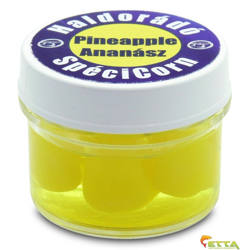 Haldorado - Momeala artificiala SpeciCorn - Ananas 10boabe cutie