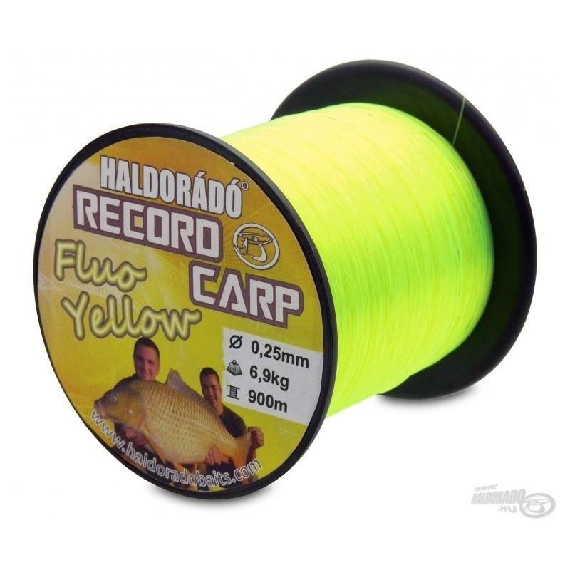 Haldorado - Fir Record Carp Fluo Yellow 0,22mm 900m - 5,8kg